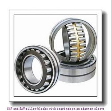 skf SSAFS 23056 KATLC x 10.7/16 SAF and SAW pillow blocks with bearings on an adapter sleeve