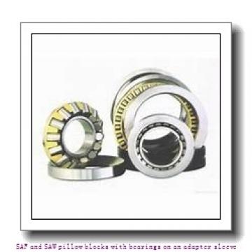 skf SAF 22634 TLC SAF and SAW pillow blocks with bearings on an adapter sleeve