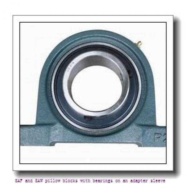 2.938 Inch | 74.625 Millimeter x 5 Inch | 127 Millimeter x 3.75 Inch | 95.25 Millimeter  skf FSAF 22517 SAF and SAW pillow blocks with bearings on an adapter sleeve #2 image