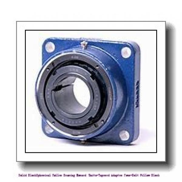 timken TAPG15K207S Solid Block/Spherical Roller Bearing Housed Units-Tapered Adapter Four-Bolt Pillow Block #1 image