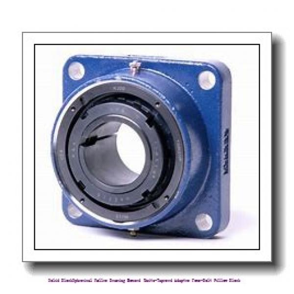 timken TAPH17K075S Solid Block/Spherical Roller Bearing Housed Units-Tapered Adapter Four-Bolt Pillow Block #1 image